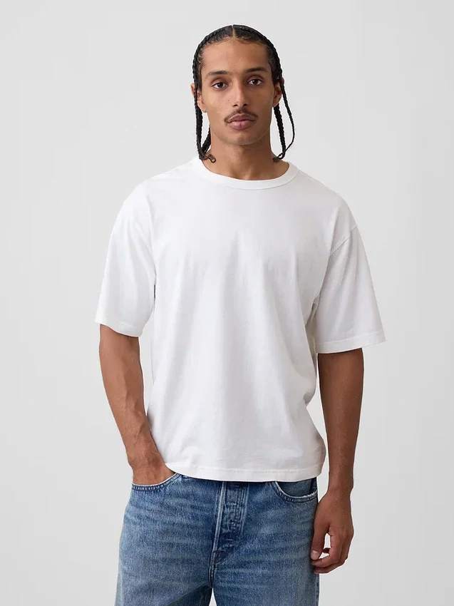 T-Shirt in lockerer Passform