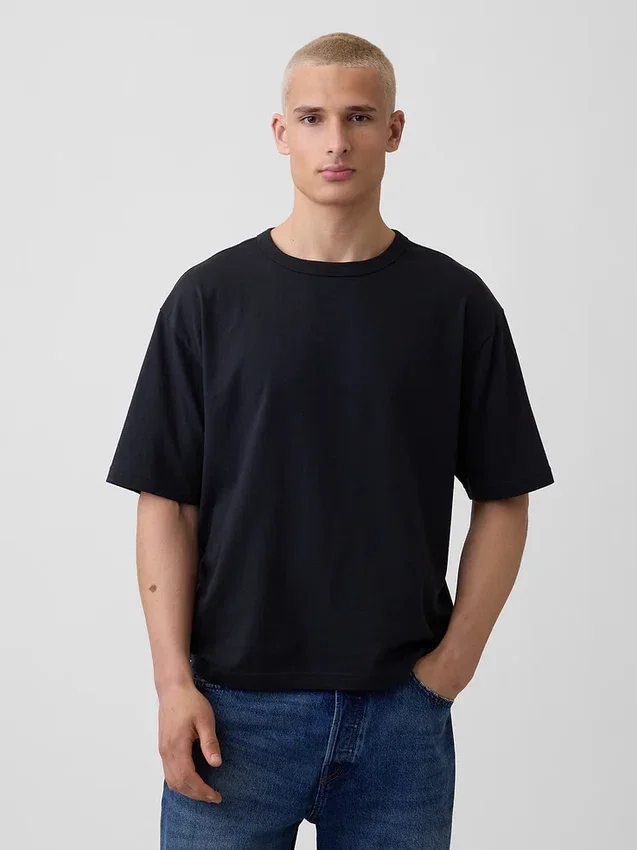 T-Shirt in lockerer Passform