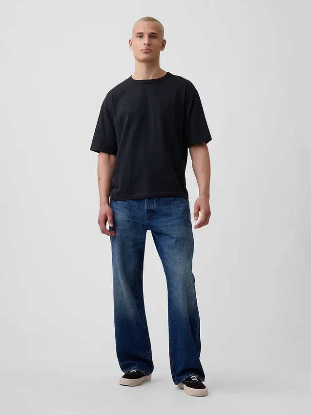 T-Shirt in lockerer Passform