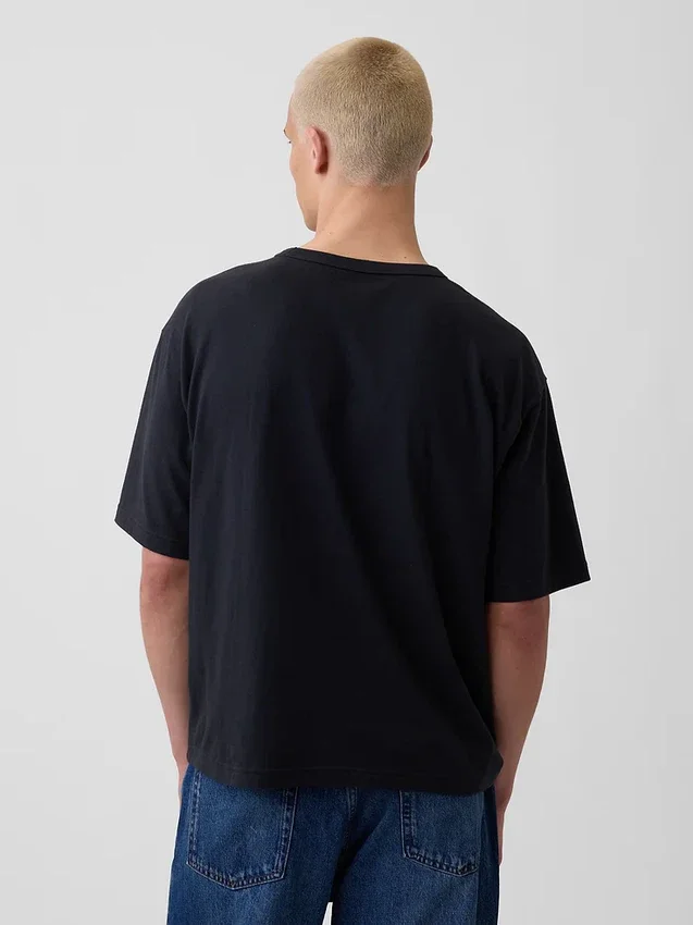 T-Shirt in lockerer Passform