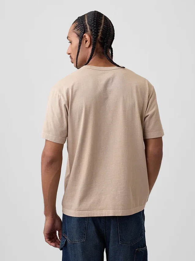 T-Shirt in lockerer Passform
