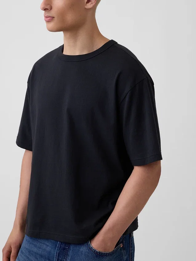 T-Shirt in lockerer Passform