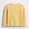 T-Shirt mit aufgesetzter Tasche aus schwerem Rippstrick für Baby & Kleinkind