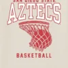 T-Shirt mit Basketballkorb-Motiv der San Diego State University