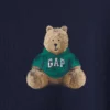 T-Shirt mit übergroßem Brannan-Bären-Logo