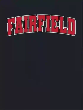 T-Shirt mit dem „Arch Logo“ der Fairfield University als sekundärem Motiv