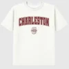 T-Shirt mit dem „Arch Logo“ des College of Charleston als sekundärem Motiv