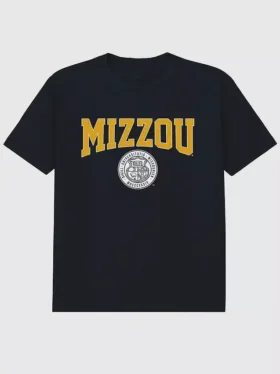T-Shirt mit dem College-Wappen der University of Missouri