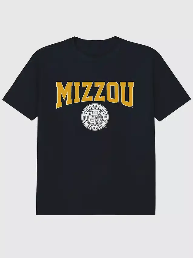 T-Shirt mit dem College-Wappen der University of Missouri