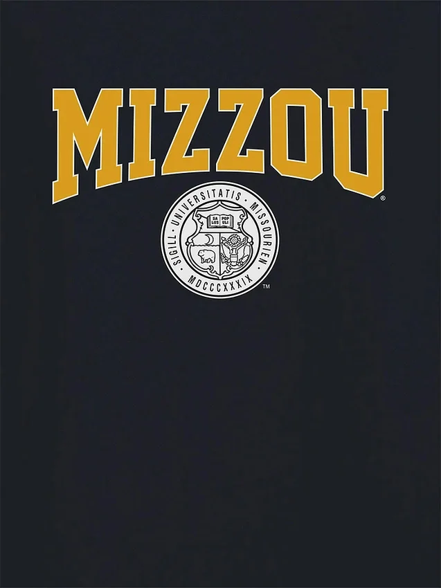 T-Shirt mit dem College-Wappen der University of Missouri
