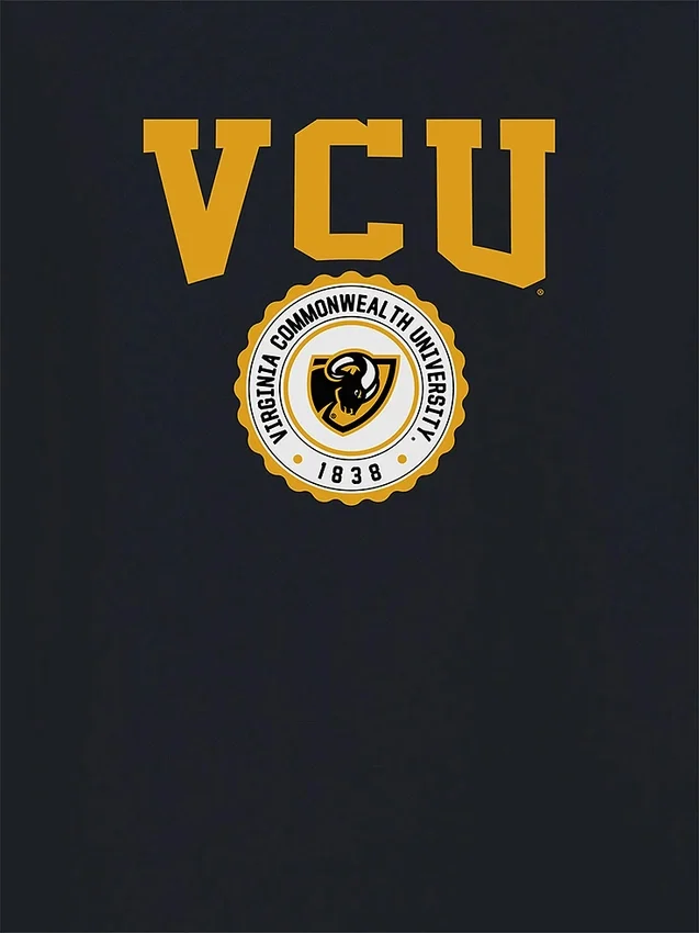 T-Shirt mit dem College-Wappen der Virginia Commonwealth University