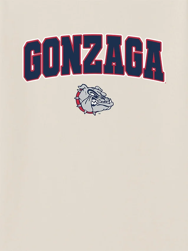 T-Shirt mit dunklem „Arch Logo“ der Gonzaga University