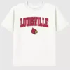T-Shirt mit dunklem „Arch Logo“ der University of Louisville