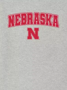 T-Shirt mit dunklem „Arch Logo“ der University of Nebraska