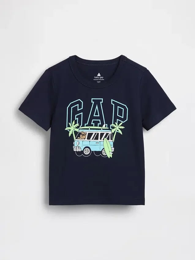T-Shirt mit Grafik-Logo für Baby & Kleinkind