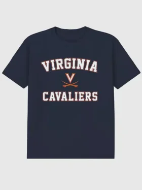 T-Shirt mit klassischem Campus-Motiv der University of Virginia