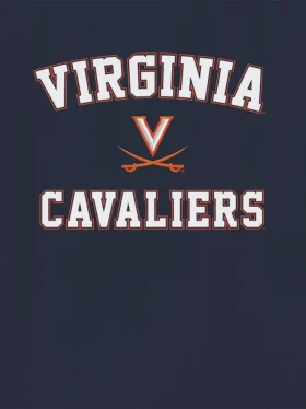T-Shirt mit klassischem Campus-Motiv der University of Virginia