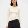 T-Shirt mit Pointelle-Rippmuster