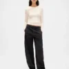 T-Shirt mit Pointelle-Rippmuster