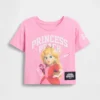 T-Shirt mit Princess-Peach-Motiv für Kleinkinder