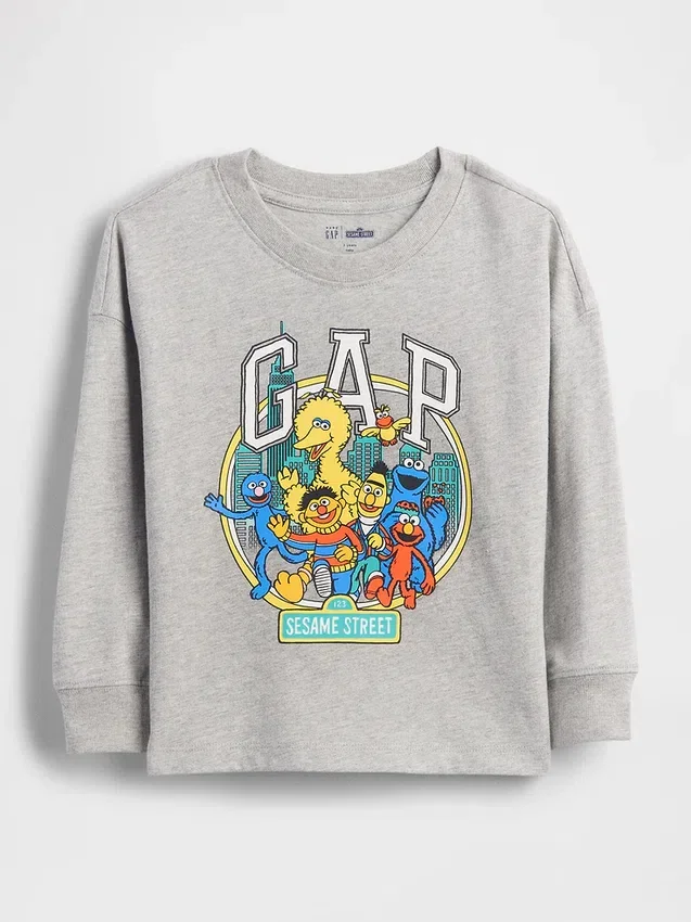 T-Shirt mit „Sesamstraße“-Motiv für Baby & Kleinkind