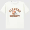 T-Shirt mit Vintage-Grafik zum Thema „Clemson University Football“