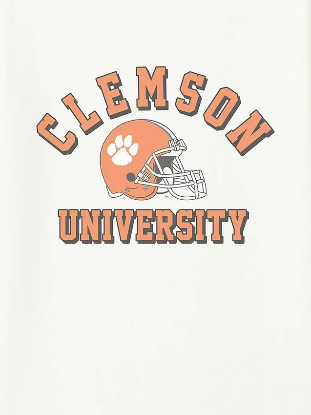 T-Shirt mit Vintage-Grafik zum Thema „Clemson University Football“