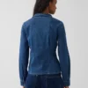 Tailliertes Jeanshemd