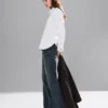 Tailliertes Jeanshemd