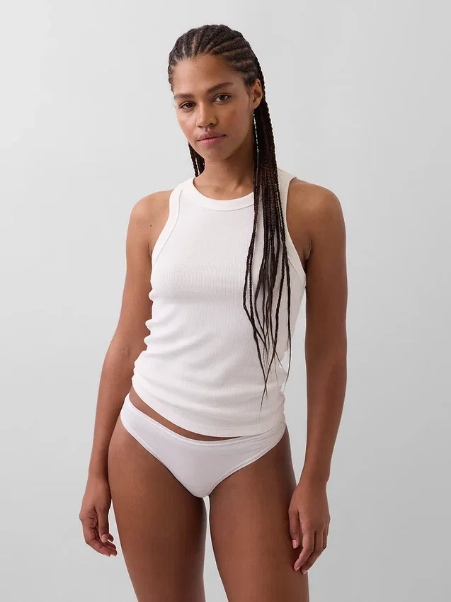 Tanga aus Bio-Stretch-Baumwolle