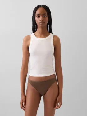 Tanga aus Bio-Stretch-Baumwolle