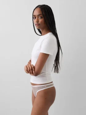 Tanga aus Bio-Stretch-Baumwolle