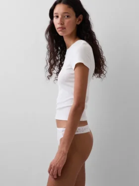 Tanga aus Bio-Stretch-Baumwolle