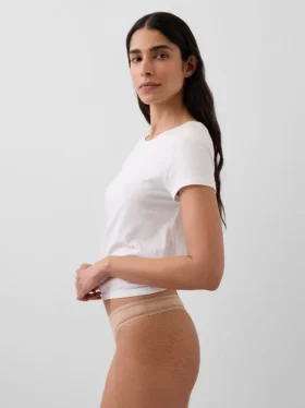 Tanga aus Bio-Stretch-Baumwolle
