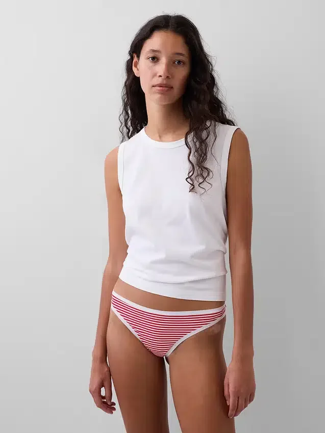 Tanga aus Bio-Stretch-Baumwolle (3er-Pack)