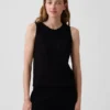 Tanktop aus 100 % Baumwolle, gehäkelt