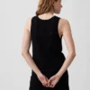 Tanktop aus 100 % Baumwolle, gehäkelt