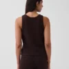 Tanktop aus 100 % Baumwolle, gehäkelt