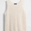 Tanktop aus 100 % Baumwolle, gehäkelt