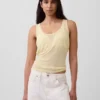 Tanktop aus Leinenmischung