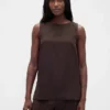 Tanktop aus Leinenmischung