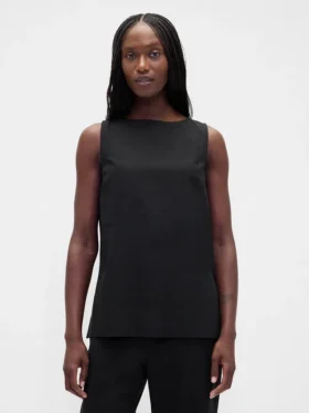 Tanktop aus Leinenmischung