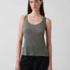 Tanktop aus Leinenmischung