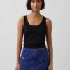Tanktop aus Leinenmischung