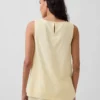 Tanktop aus Leinenmischung