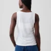 Tanktop aus Leinenmischung