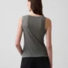 Tanktop aus Leinenmischung