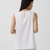 Tanktop aus Leinenmischung