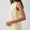 Tanktop aus Leinenmischung