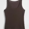 Tanktop aus Leinenmischung